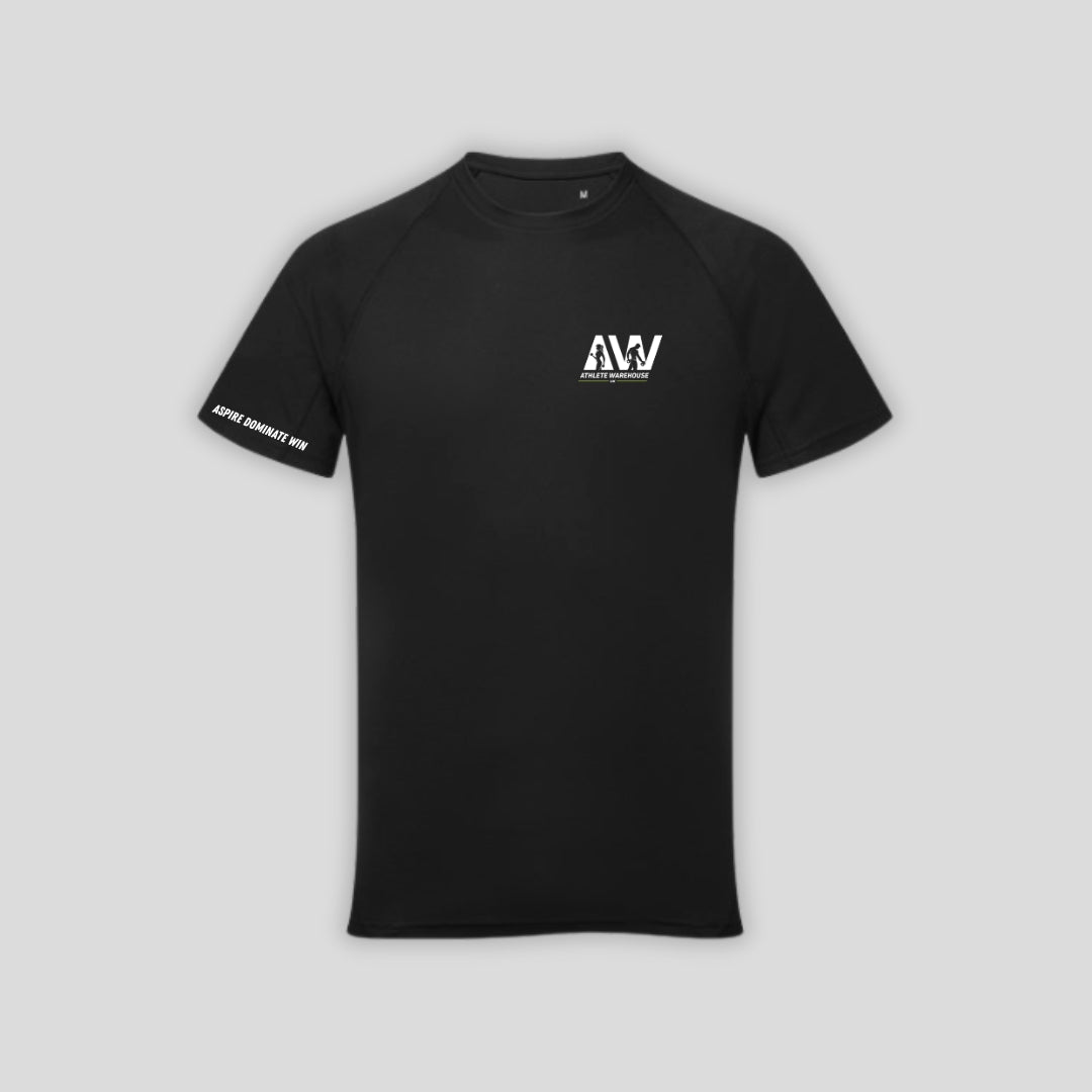 Athlete Warehouse Alphafit Muscle Fit Tee Black