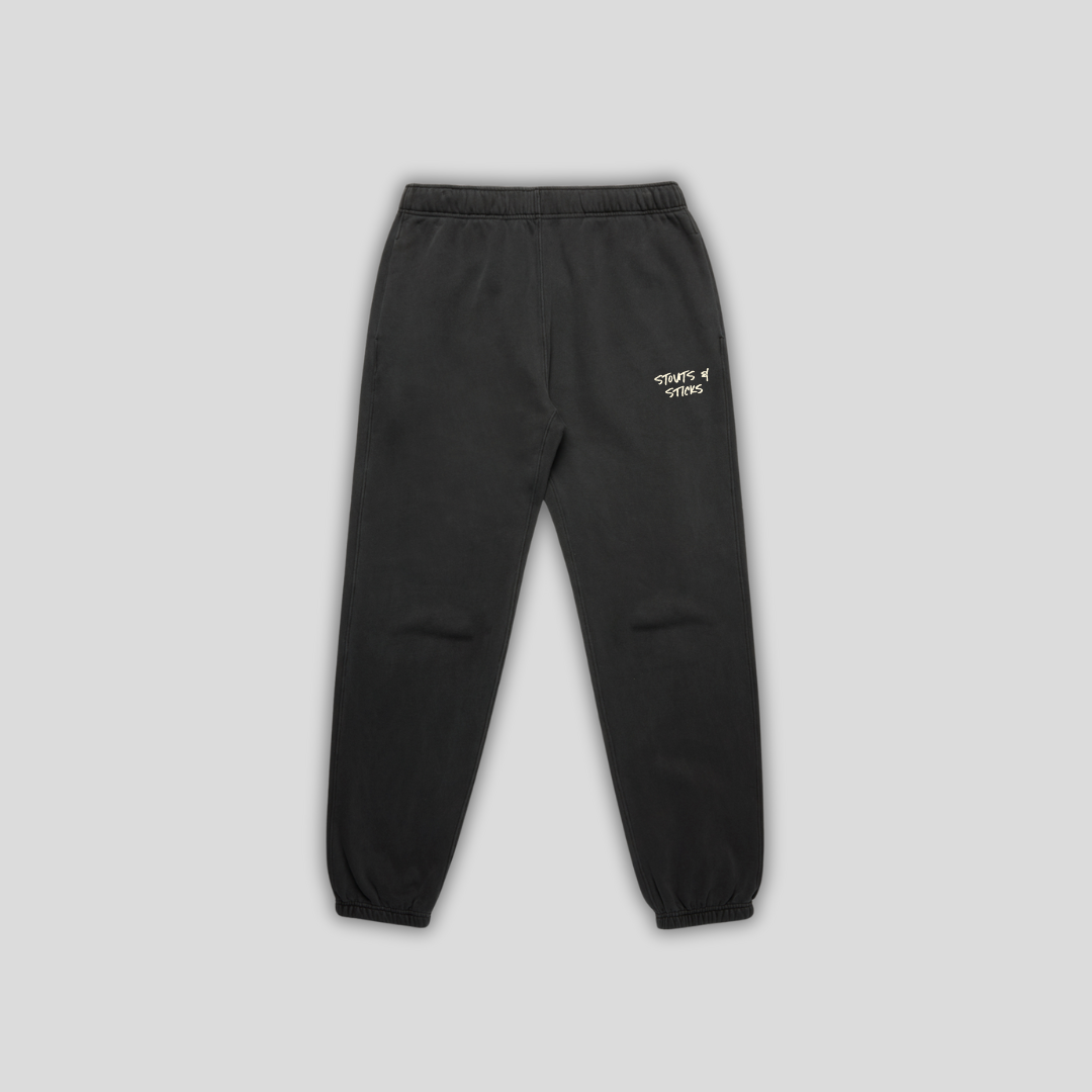 Stouts & Sticks Faded Black Jogger