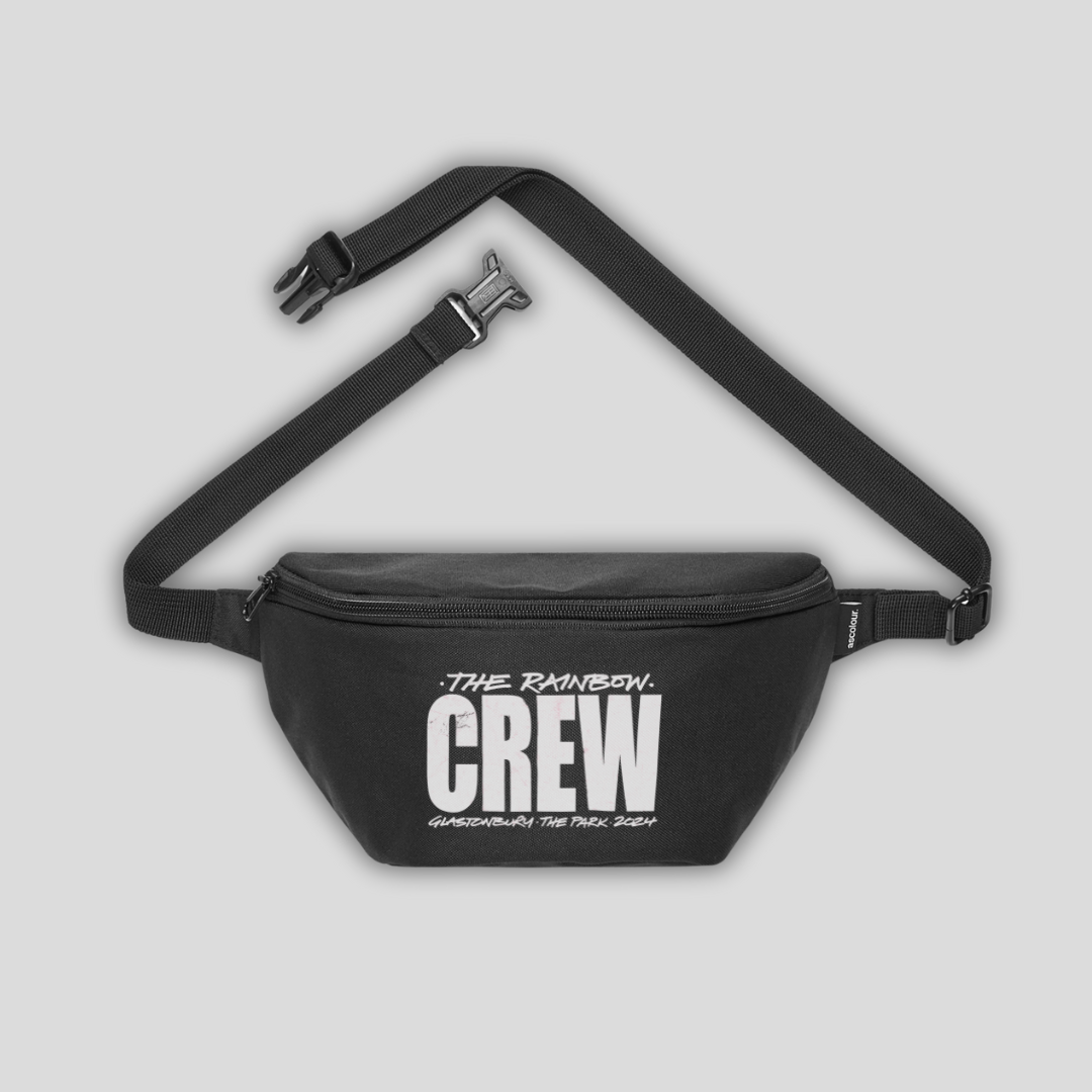 Rainbow Black Waist Bag - Crew (Staff)
