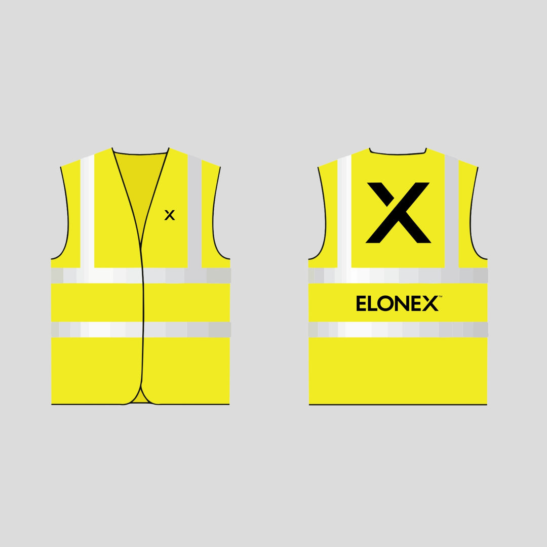 Personalised Elonex High Vis Yellow