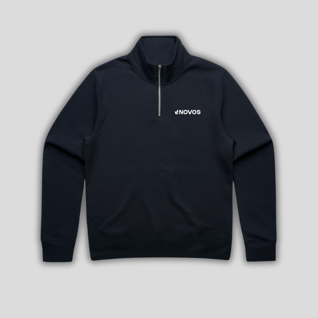 NOVOS Womens 1/4 Zip Navy