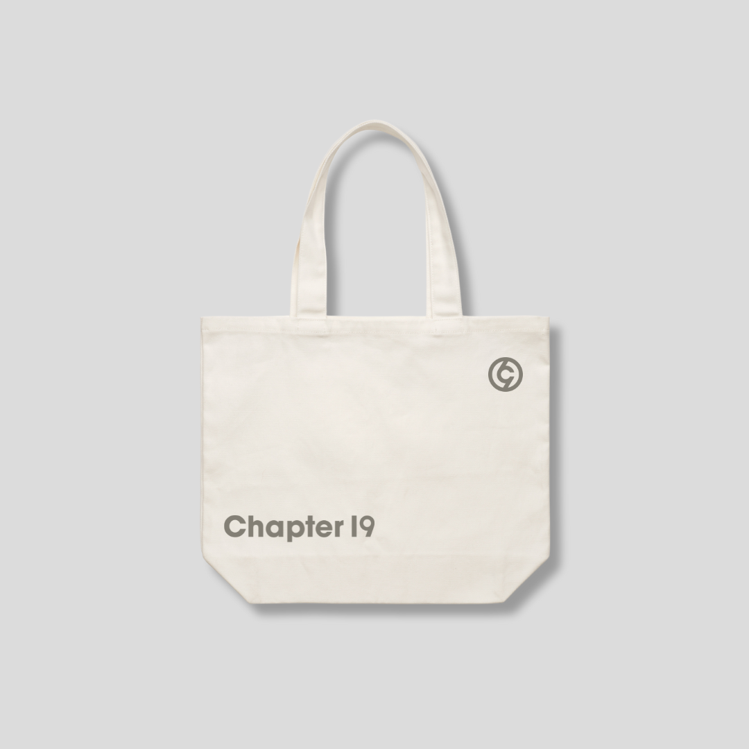 C19 Cream Tote Bag