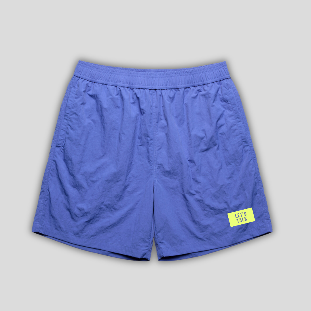 TTT Lets Talk Box Blue Swim Shorts (Staff)