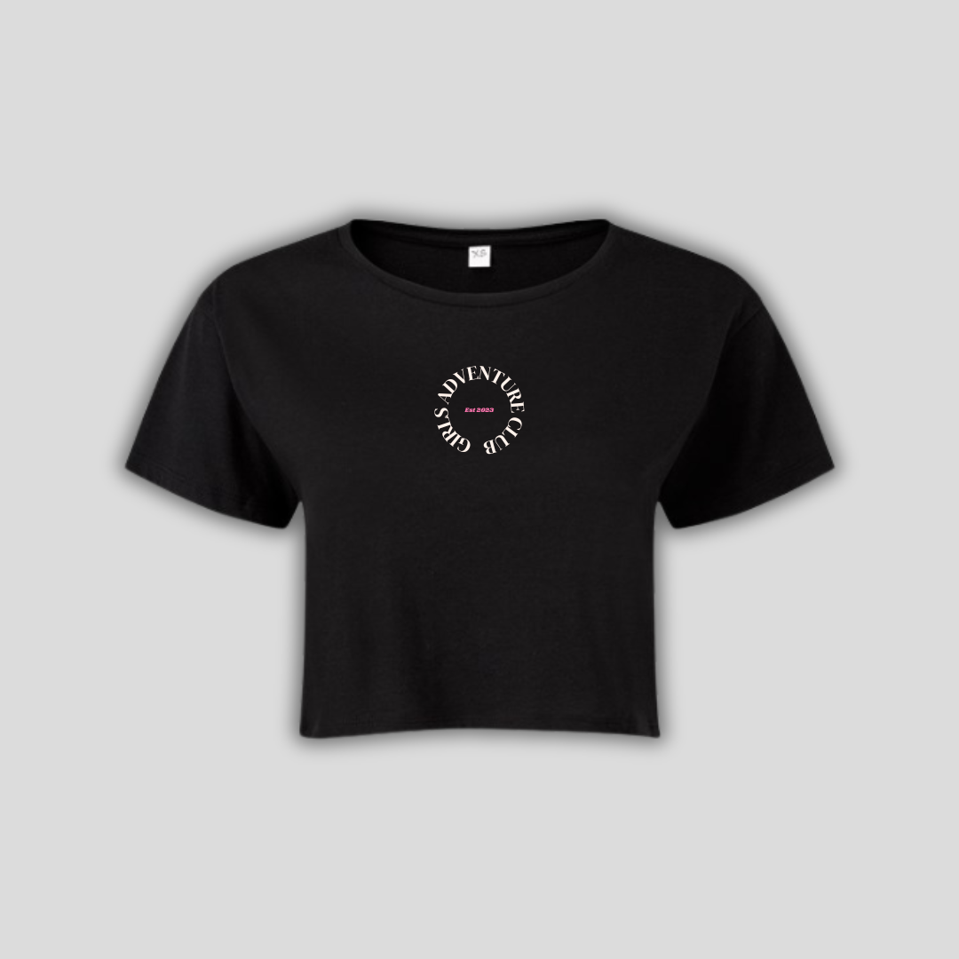 GAC Black Crop Top