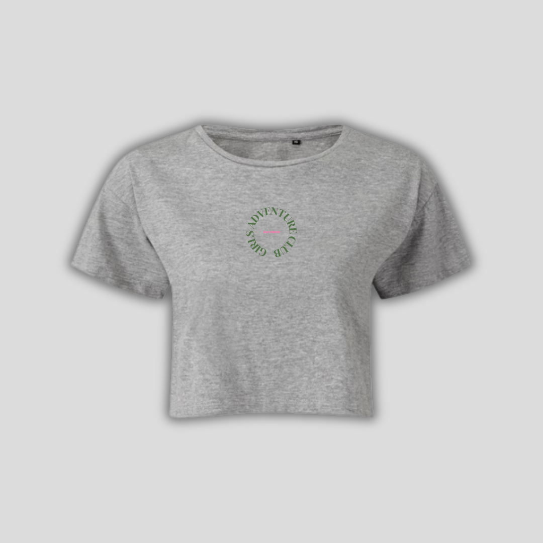 GAC Heather Grey Crop Top