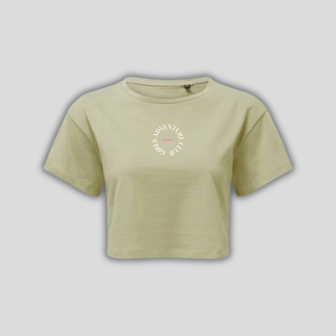 GAC Sage Green Crop Top