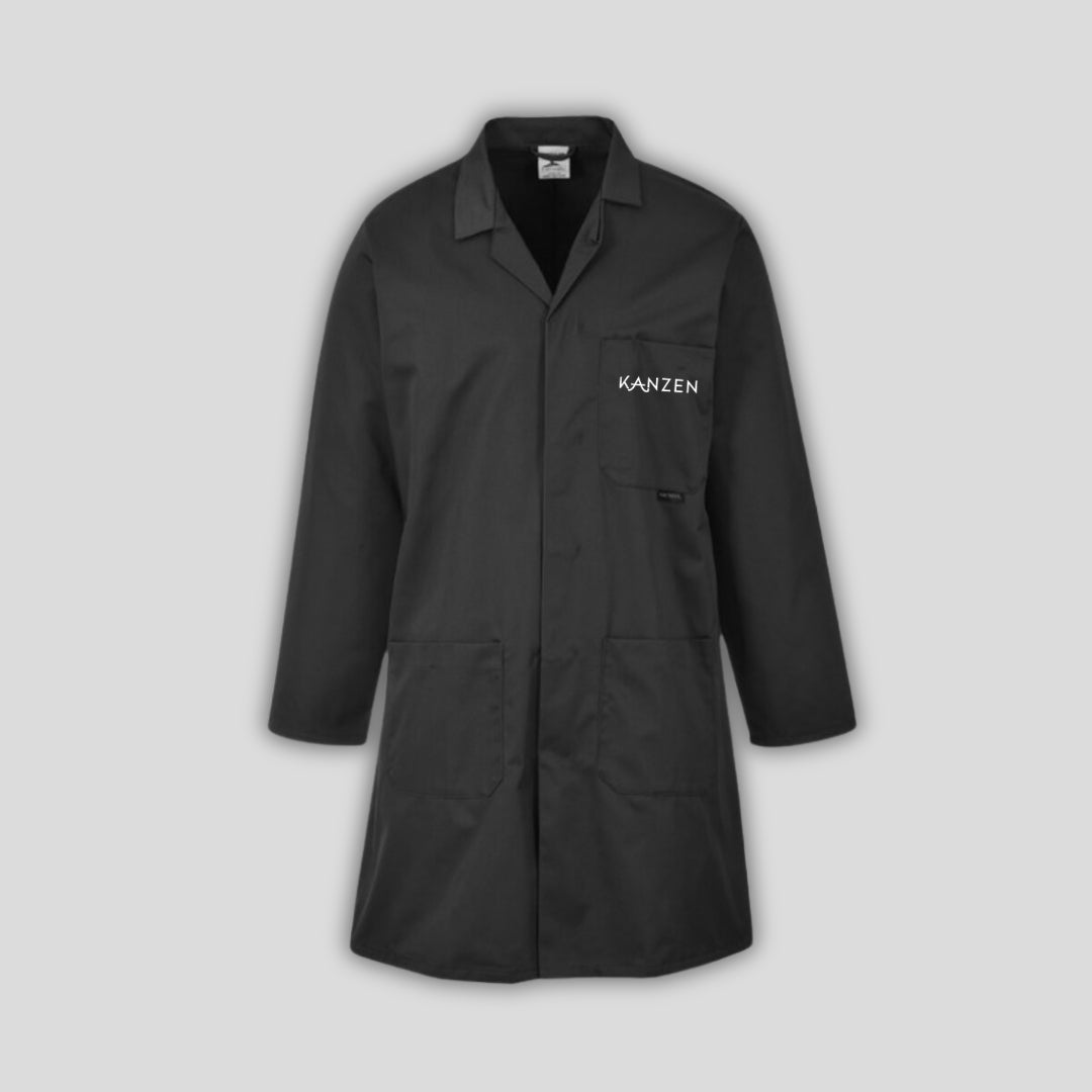 Kanzen Black Lab Coat (Front print only)