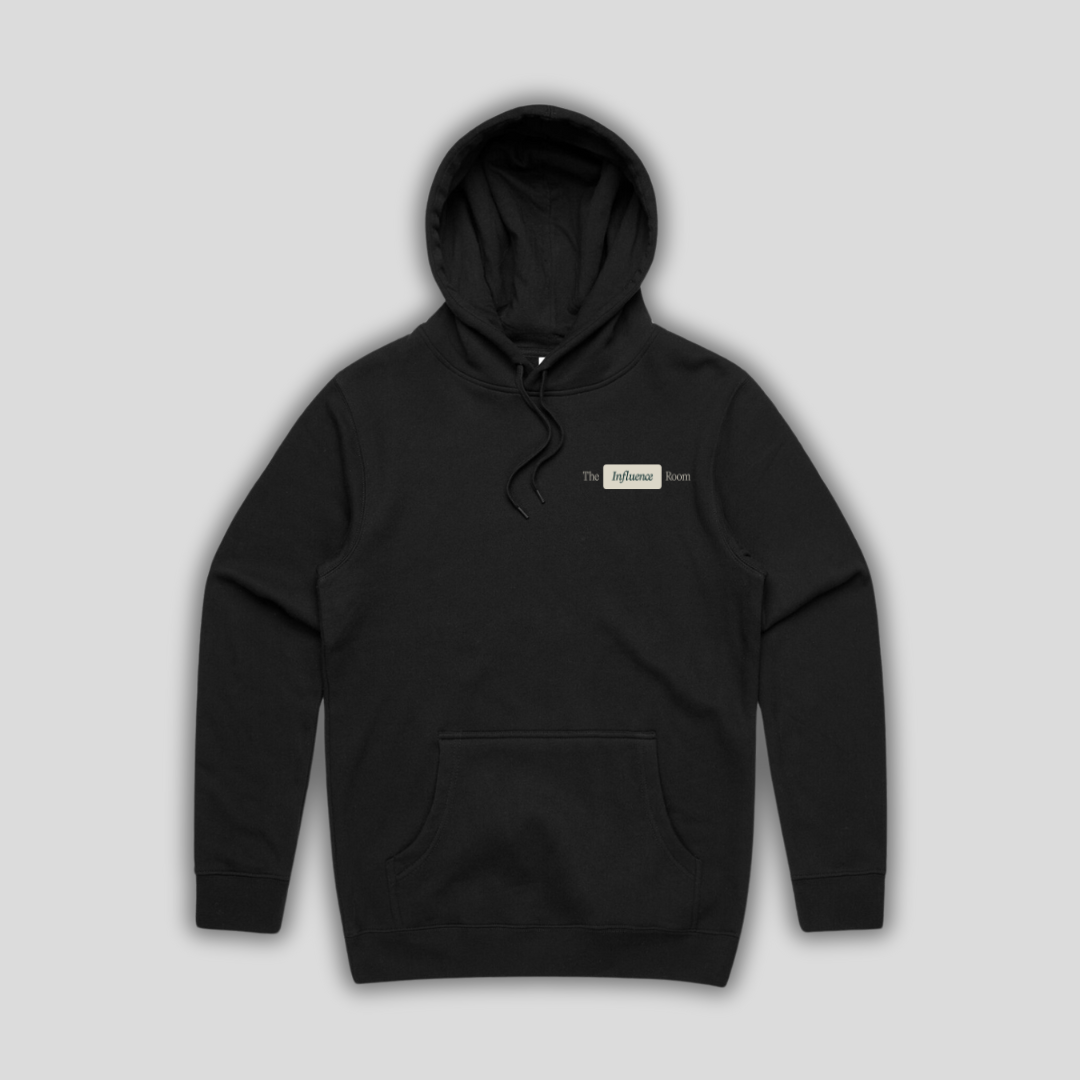 `The Influence Room Mens Hoodie Black