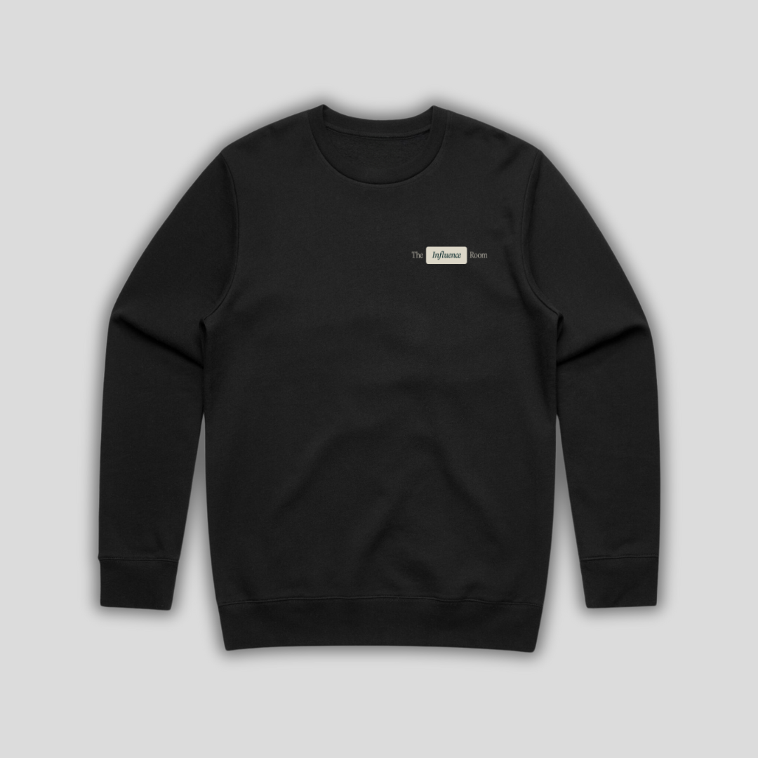 The Influence Room Mens Sweater Black