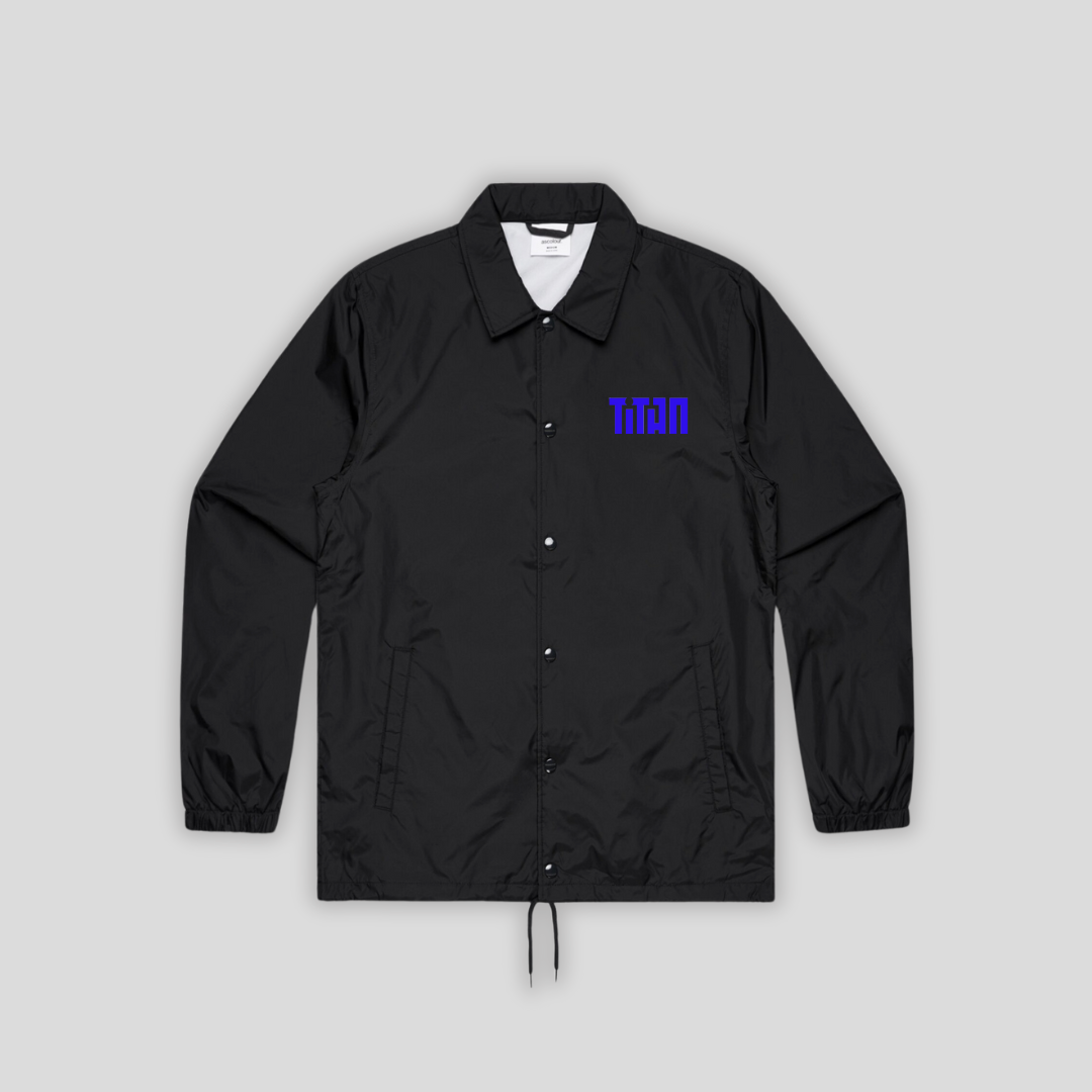 Titan Black Coach Jacket
