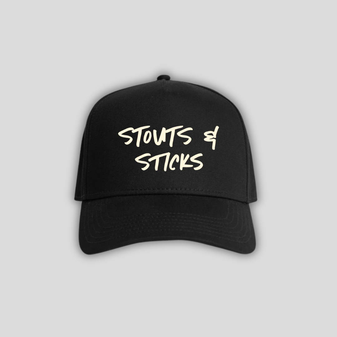 Stouts & Sticks Black Mesh Trucker Cap
