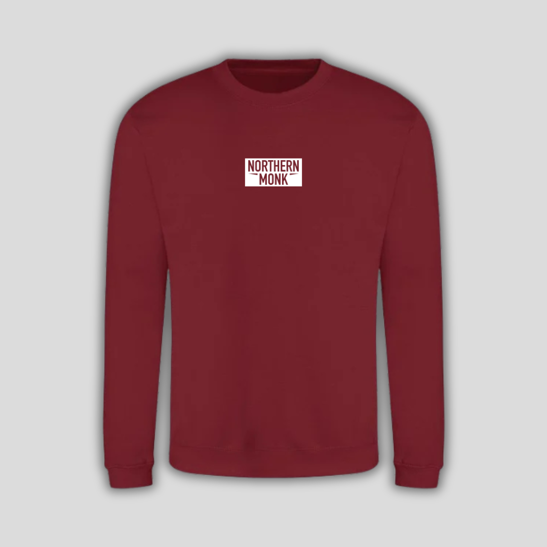 Burgundy Northern Monk Sweatshirt