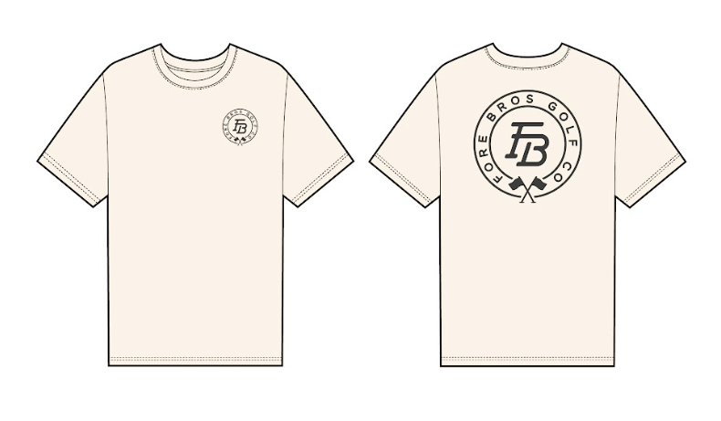 Crest T-shirt Ecru