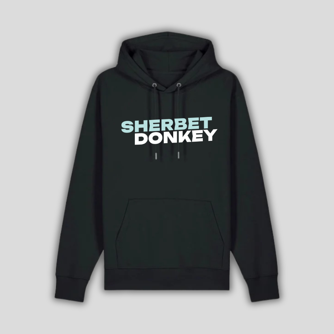 Sherbet Donkey Black Hoodie