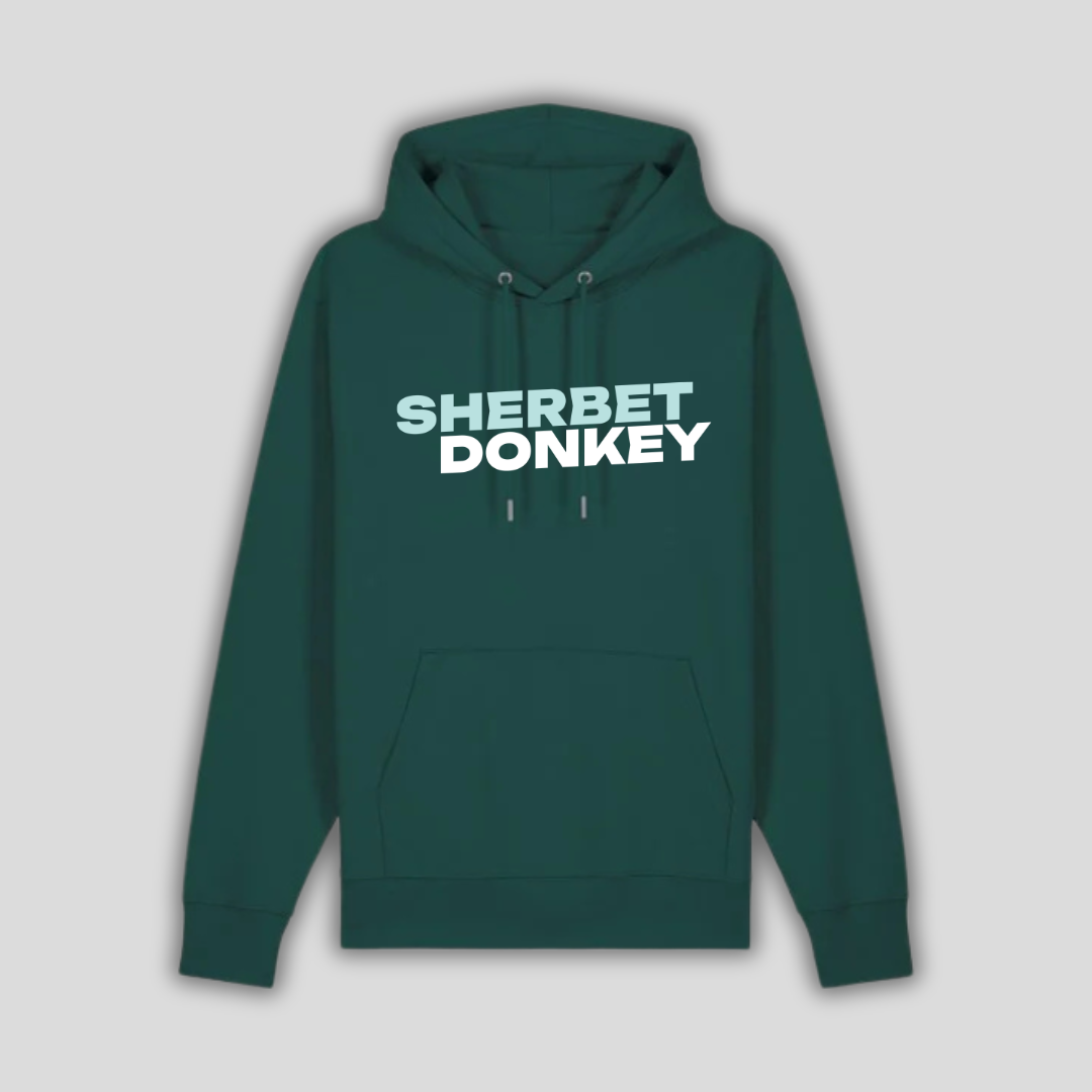 Sherbet Donkey Glazed Green Hoodie