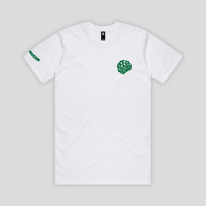 Reece McEwan Green/White T-Shirt