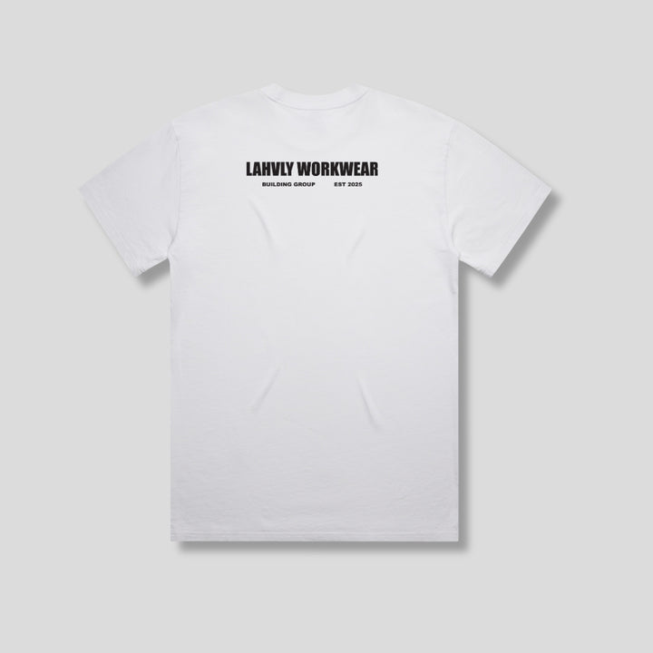 Lahvly Builder Group White T-Shirt