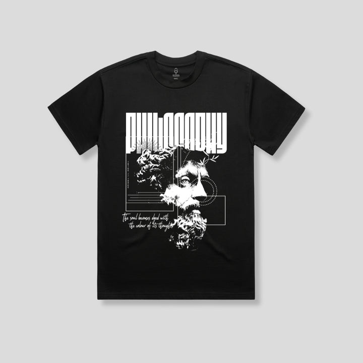 Heavy Black T 2 - Philosophy White