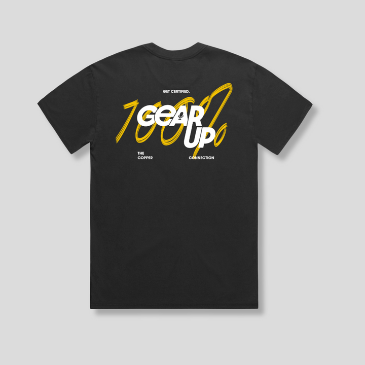 Mens Gear Up T-Shirt Black