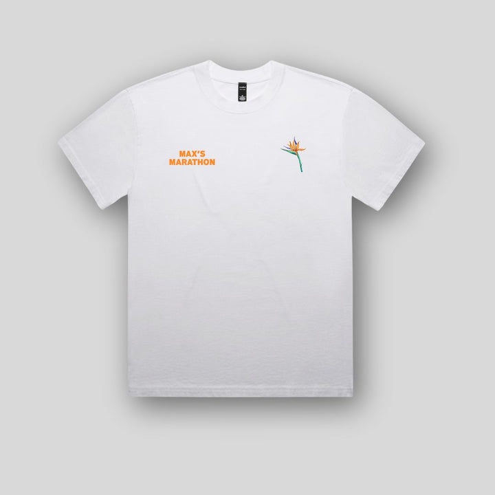 Supporters Marathon Tee - Faded White