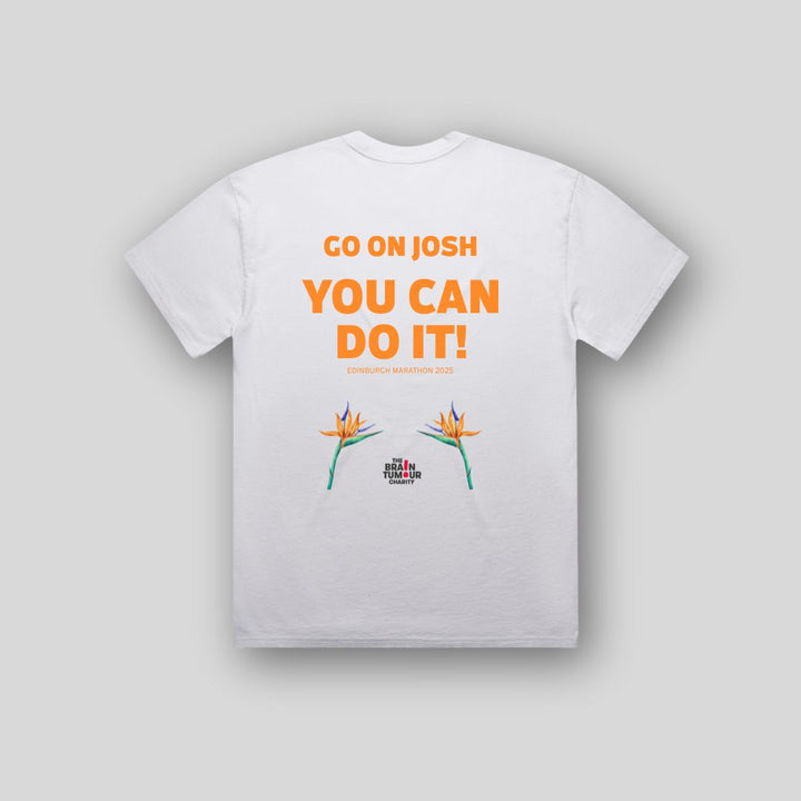 Supporters Marathon Tee - Faded White