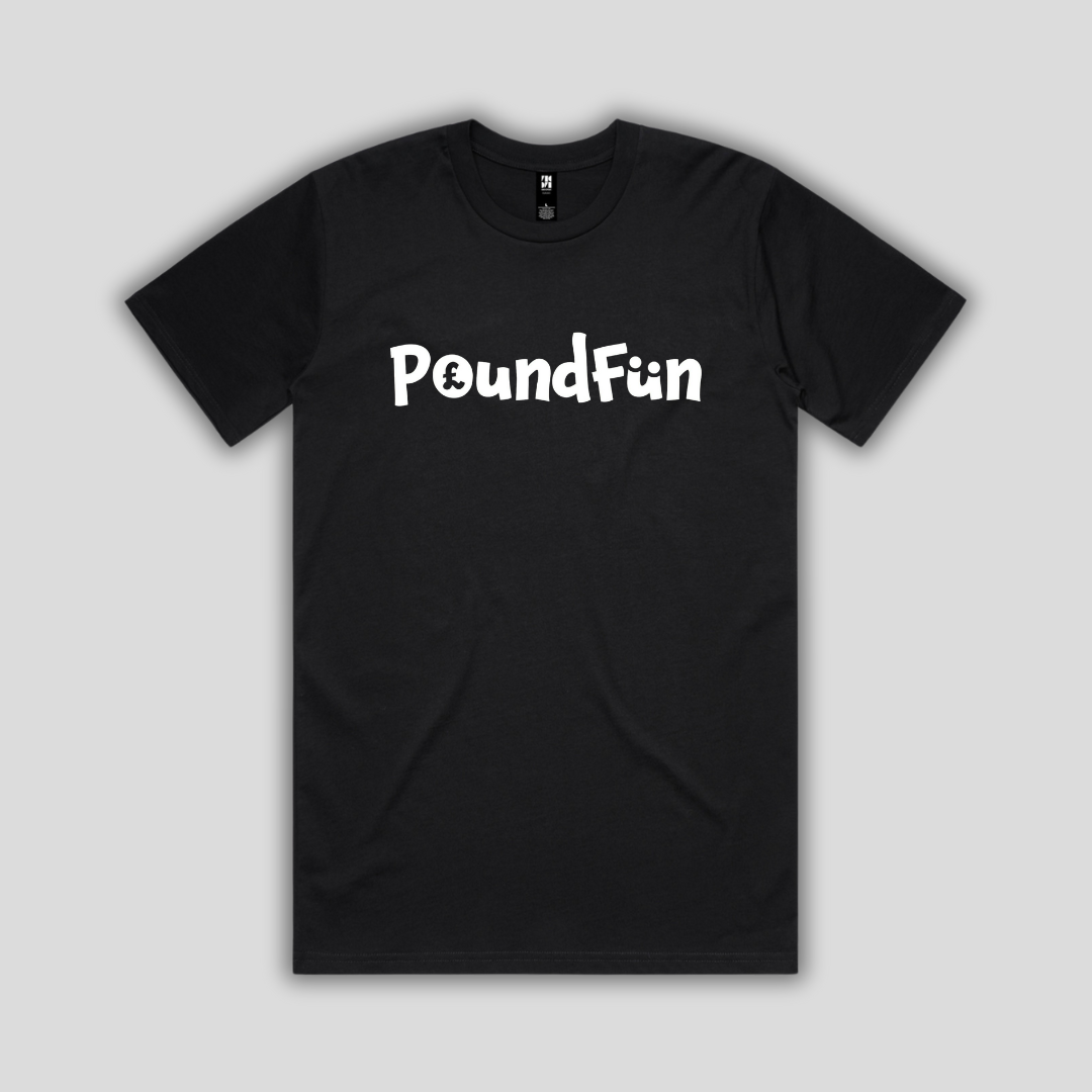 Poundfun Black T-Shirt V1