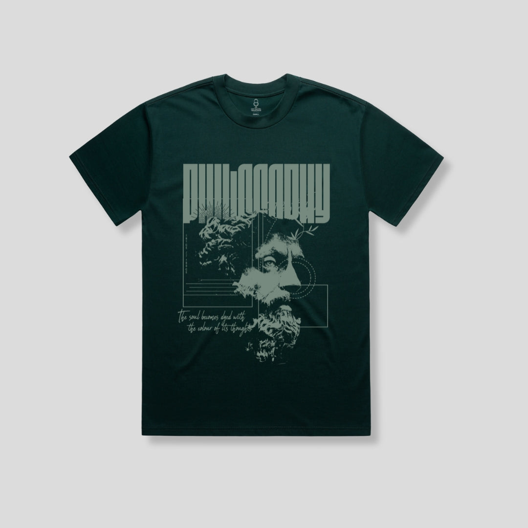Heavy Pine Green T - Philosophy