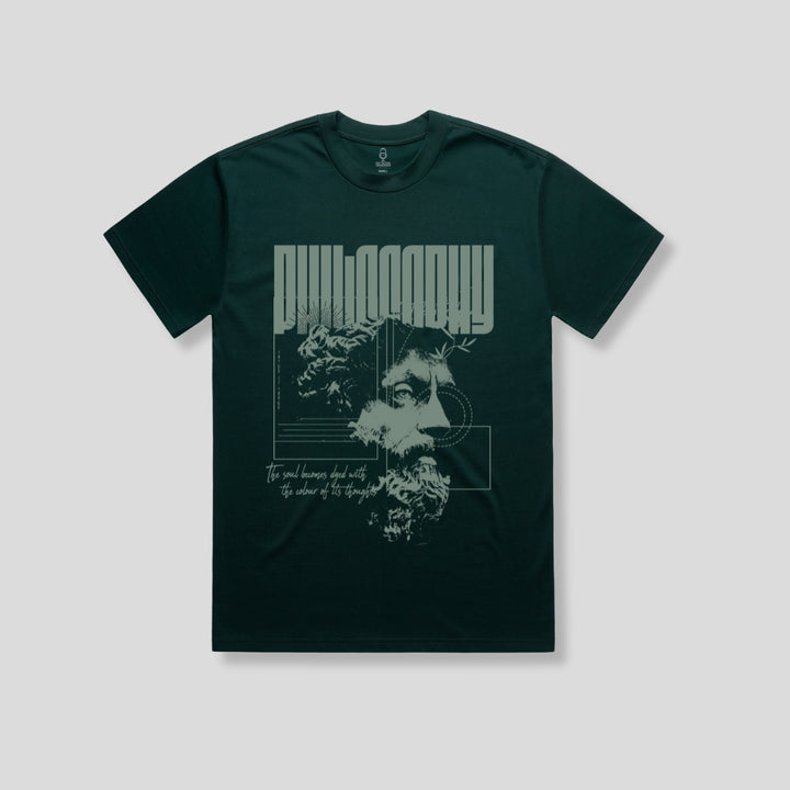 Heavy Pine Green T - Philosophy