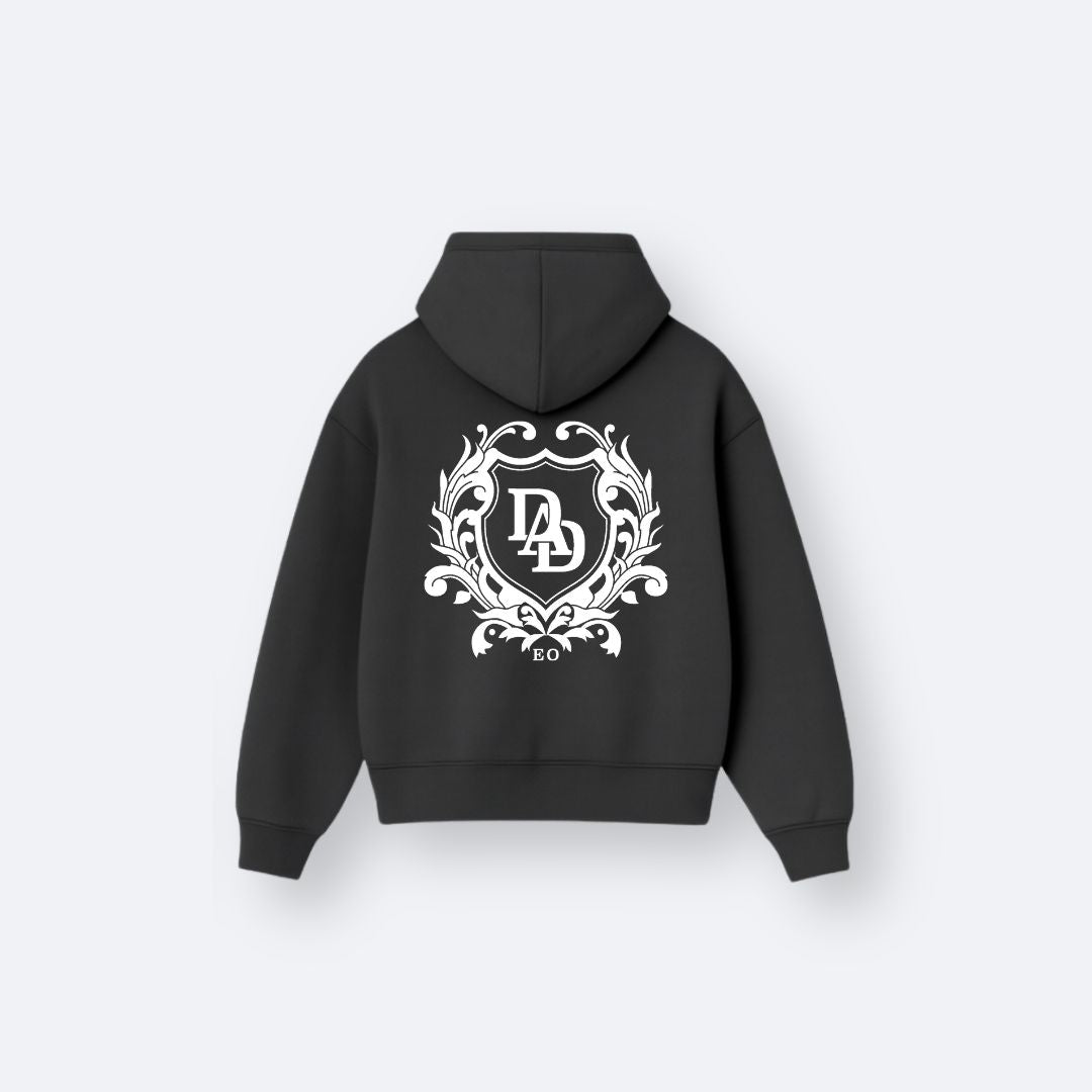 Dad-EO Crest Black Hoodie