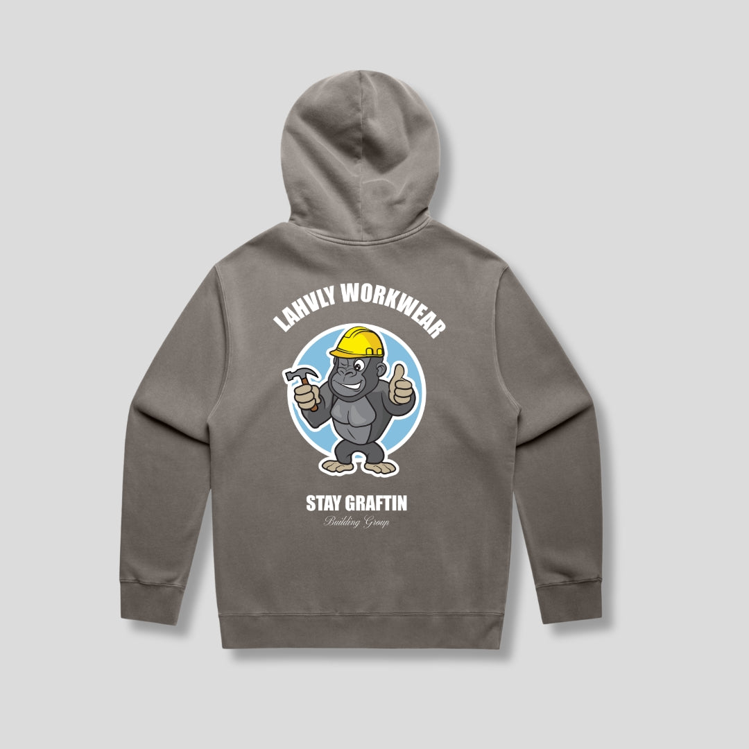 Lahvly Workwear Faded Grey Hood