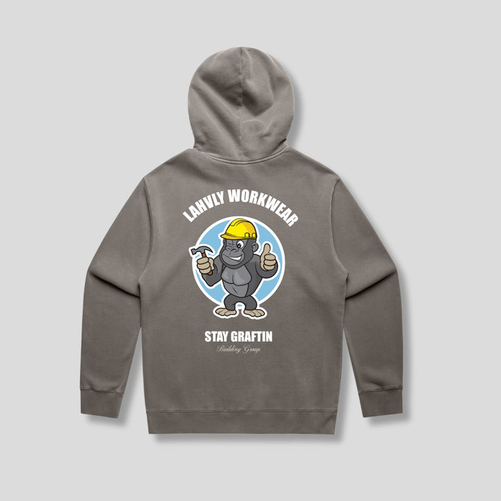 Lahvly Workwear Faded Grey Hood