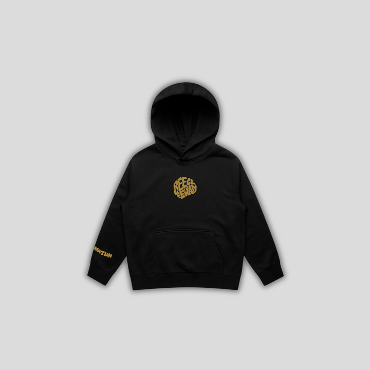 Reece McEwan Gold/Black Relaxed Youth Hoodie