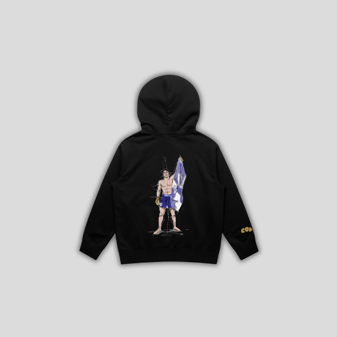 Reece McEwan Gold/Black Relaxed Youth Hoodie