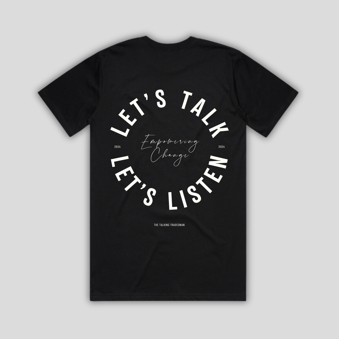 TTT Lets Listen Box Black T-Shirt (Staff)