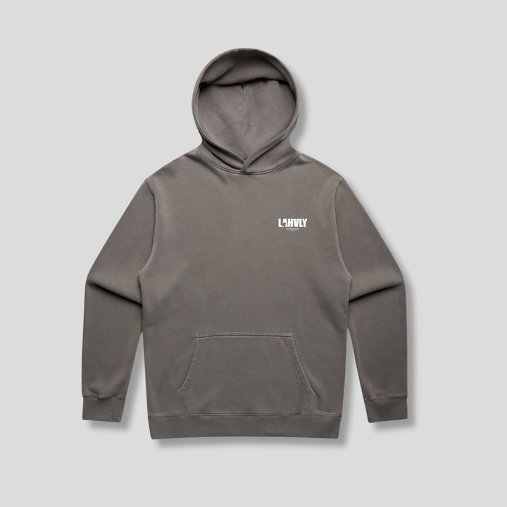 Stay Lahvly Stay Graftin Faded Grey Hood