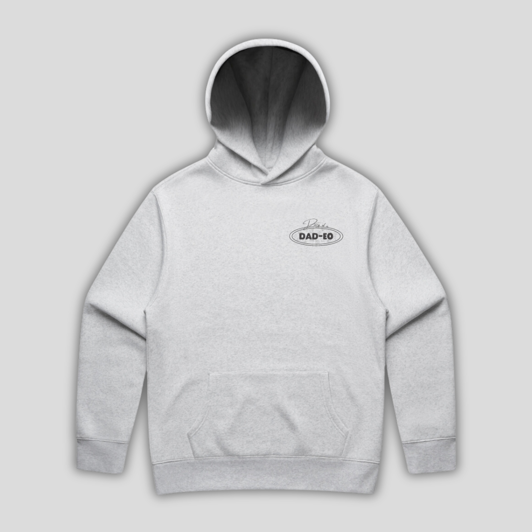 Dad-EO Graduation Relax Grey Hoodie