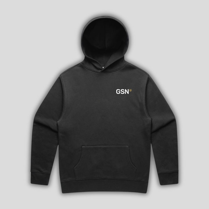 GSN Faded Black Hoodie