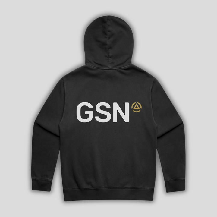 GSN Faded Black Hoodie