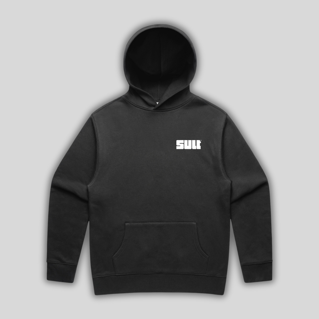 Sult Black Relax Hoodie