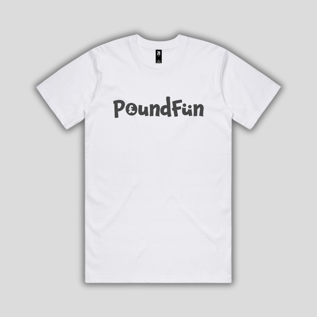 Poundfun White T-Shirt V1