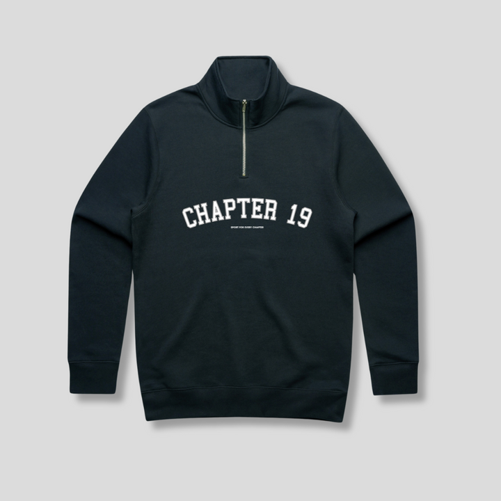 C19 Navy Half Zip V2