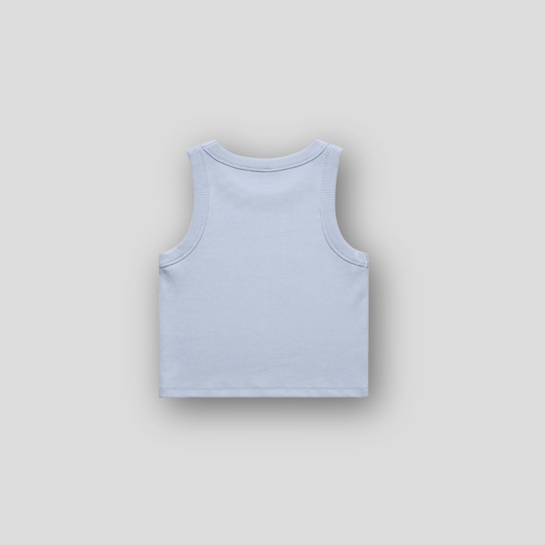C19 Powder Blue Crop Tank