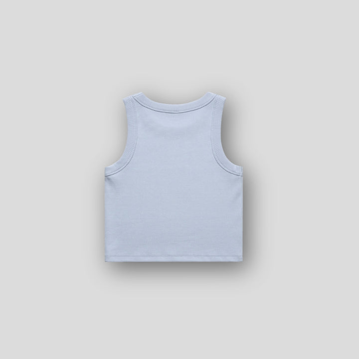 C19 Powder Blue Crop Tank