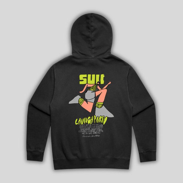 Sult Black Relax Hoodie
