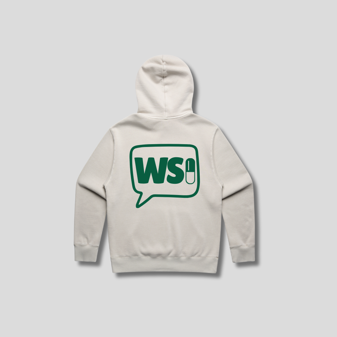 WhatSupp Bone Mens Hoodie
