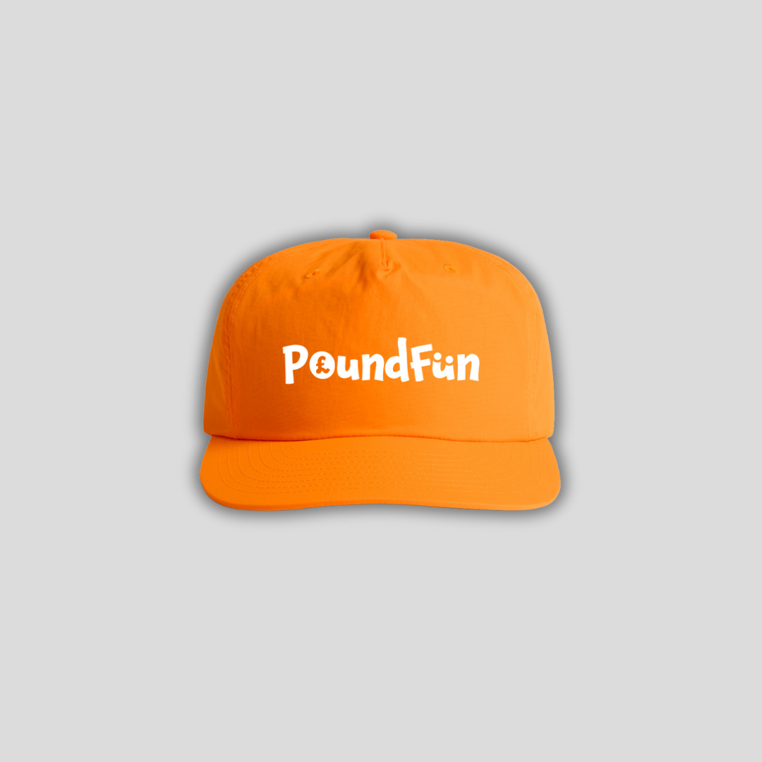 Poundfun Orange Surf Cap