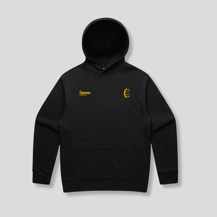 Unisex Graphic Hood Black