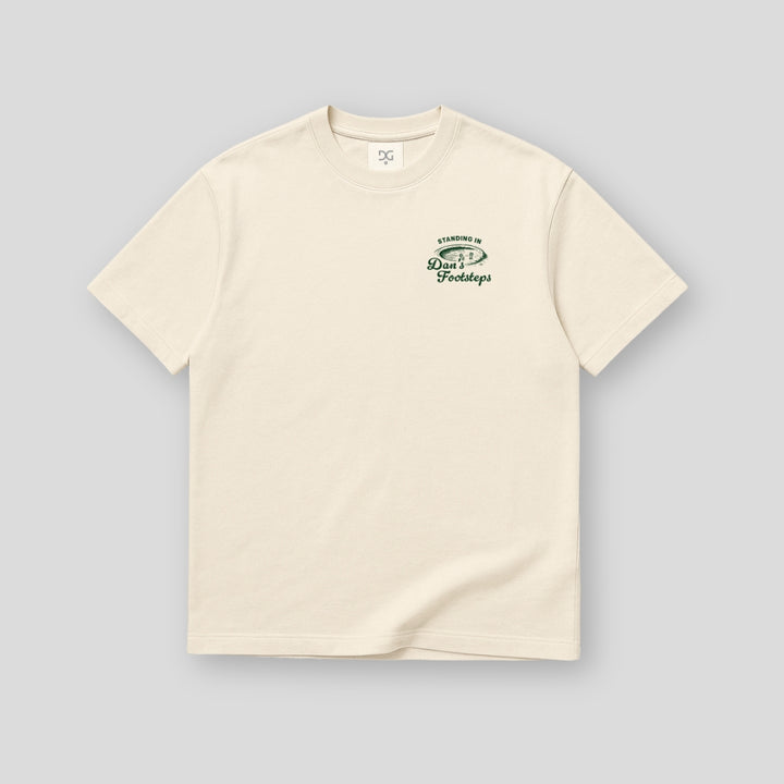 Standing in Dan's Footsteps T-Shirt Ecru