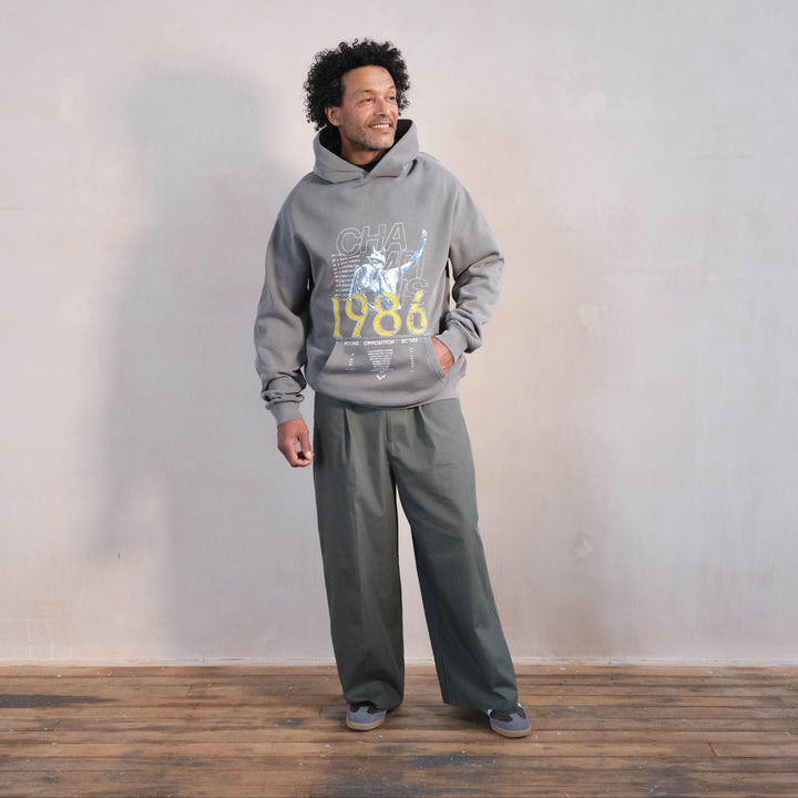 Champions Hood Faded Grey