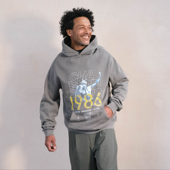 Champions Hood Faded Grey